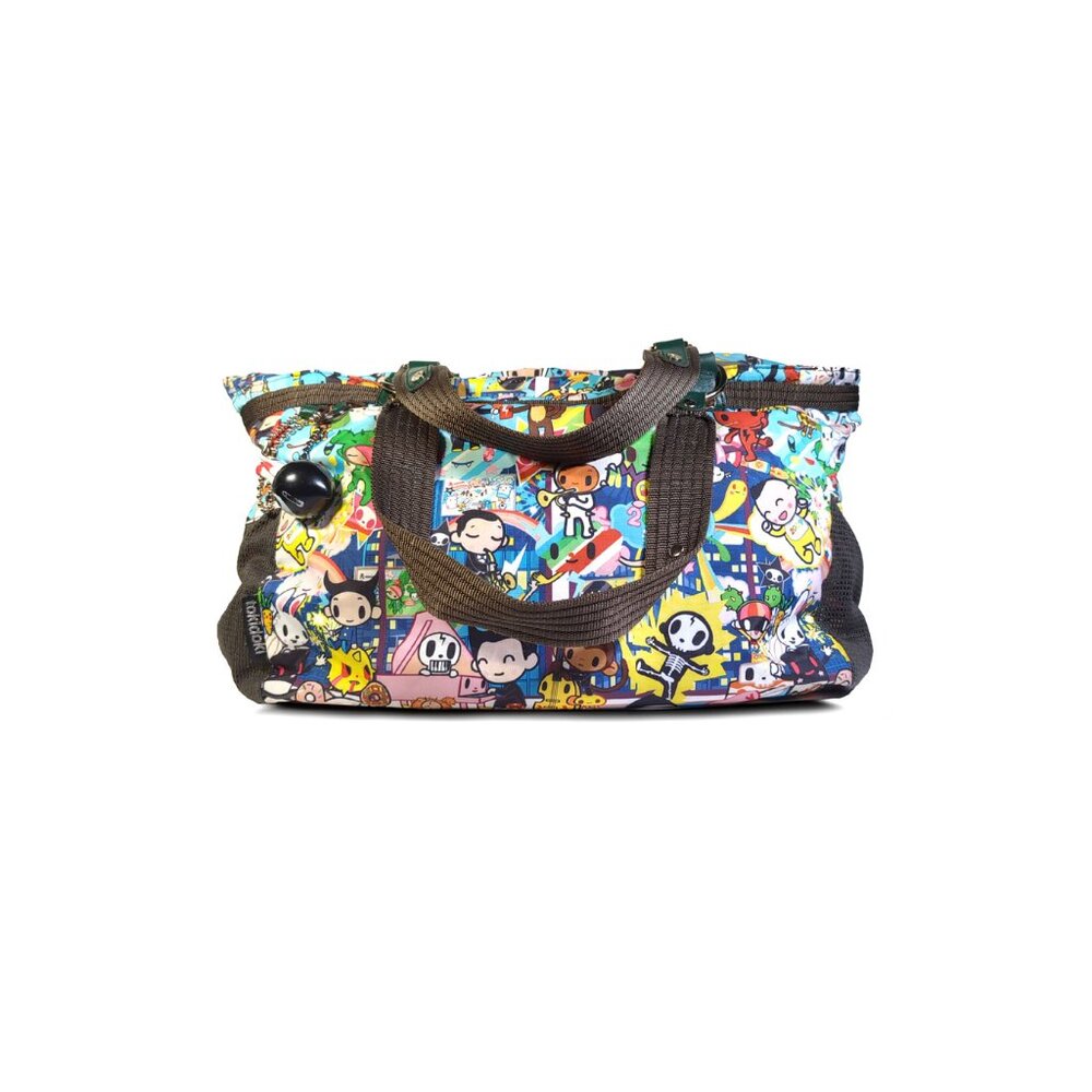 Tokidoki Duffle Shoulder Bag w/ Rare Charm